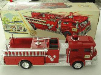 hess red fire truck