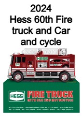 2024 Hess 60th Anniversary Fire Truck with Car and Motorcycle