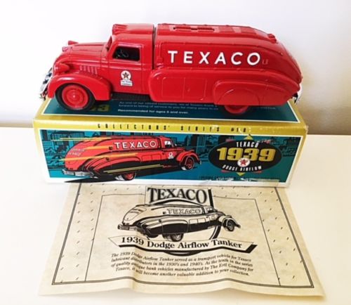 TEXACO 1939 DODGE AIRFLOW  TANKER BANK LIMITED EDITION by ERTL 