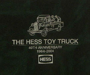 Hess toy truck 40th Anniversary book